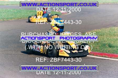 Photo: ZBF7443-30 ActionSport Photography 12/11/2000 Hunts Kart Club - Kimbolton _7_Cadets #2010