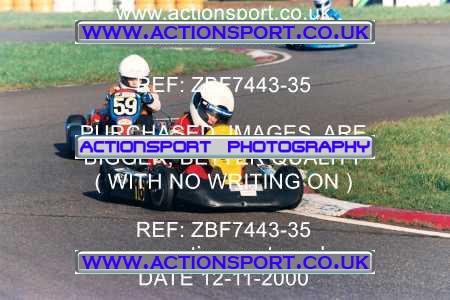 Photo: ZBF7443-35 ActionSport Photography 12/11/2000 Hunts Kart Club - Kimbolton _7_Cadets #16