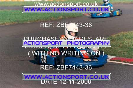 Photo: ZBF7443-36 ActionSport Photography 12/11/2000 Hunts Kart Club - Kimbolton _7_Cadets #59