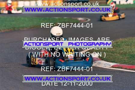 Photo: ZBF7444-01 ActionSport Photography 12/11/2000 Hunts Kart Club - Kimbolton _7_Cadets #32