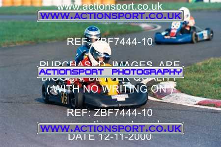 Photo: ZBF7444-10 ActionSport Photography 12/11/2000 Hunts Kart Club - Kimbolton _7_Cadets #16