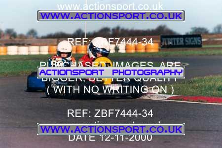 Photo: ZBF7444-34 ActionSport Photography 12/11/2000 Hunts Kart Club - Kimbolton _7_Cadets #16