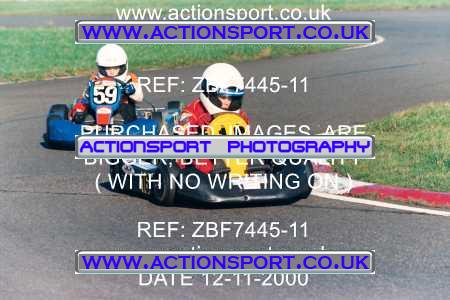 Photo: ZBF7445-11 ActionSport Photography 12/11/2000 Hunts Kart Club - Kimbolton _7_Cadets #59