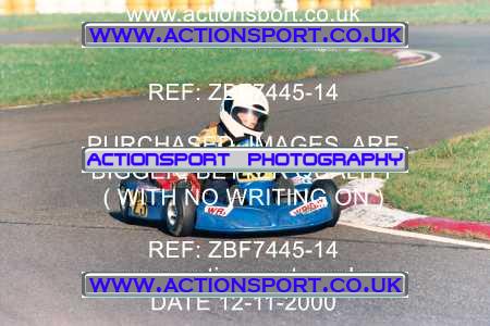 Photo: ZBF7445-14 ActionSport Photography 12/11/2000 Hunts Kart Club - Kimbolton _7_Cadets #23