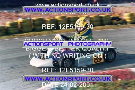 Photo: 12F5159-30 ActionSport Photography 24/02/2001 Camberley Kart Club - Blackbushe _1_Cadets #89