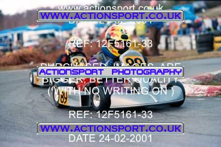 Photo: 12F5161-33 ActionSport Photography 24/02/2001 Camberley Kart Club - Blackbushe _1_Cadets #89