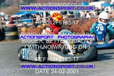 Photo: 12F5163-17 ActionSport Photography 24/02/2001 Camberley Kart Club - Blackbushe _2_JuniorTKM #21