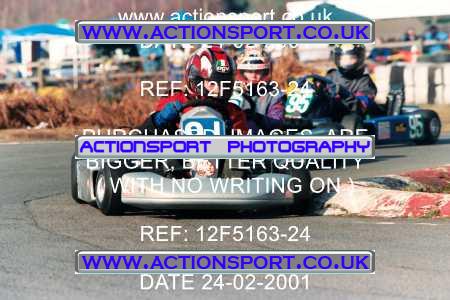 Photo: 12F5163-24 ActionSport Photography 24/02/2001 Camberley Kart Club - Blackbushe _2_JuniorTKM #91