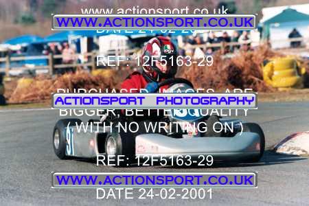 Photo: 12F5163-29 ActionSport Photography 24/02/2001 Camberley Kart Club - Blackbushe _2_JuniorTKM #91