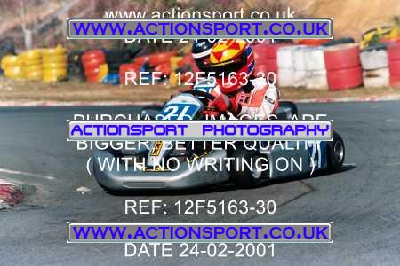 Photo: 12F5163-30 ActionSport Photography 24/02/2001 Camberley Kart Club - Blackbushe _2_JuniorTKM #21