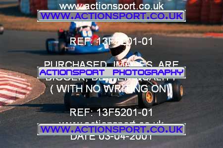 Photo: 13F5201-01 ActionSport Photography 04/03/2001 Super 1 Kart Championship [Senior TKM & Rotax] - Three Sisters, Wigan _2_Rotax #48