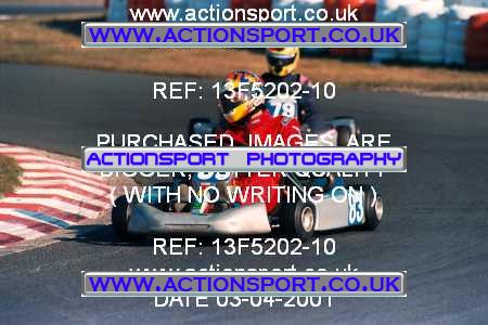 Photo: 13F5202-10 ActionSport Photography 04/03/2001 Super 1 Kart Championship [Senior TKM & Rotax] - Three Sisters, Wigan _2_Rotax #83