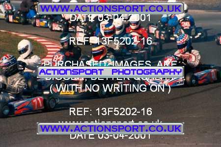 Photo: 13F5202-16 ActionSport Photography 04/03/2001 Super 1 Kart Championship [Senior TKM & Rotax] - Three Sisters, Wigan _1_SeniorTKM #39