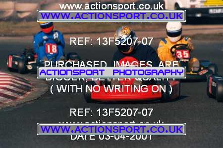 Photo: 13F5207-07 ActionSport Photography 04/03/2001 Super 1 Kart Championship [Senior TKM & Rotax] - Three Sisters, Wigan _1_SeniorTKM #43