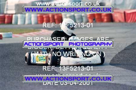 Photo: 13F5213-01 ActionSport Photography 04/03/2001 Super 1 Kart Championship [Senior TKM & Rotax] - Three Sisters, Wigan _2_Rotax #87