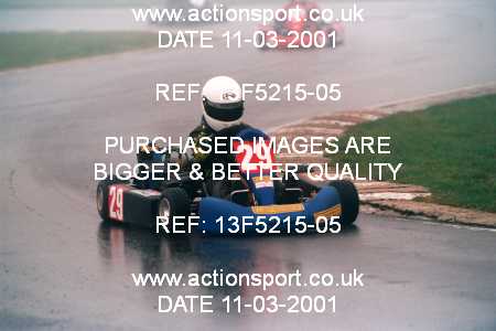 Photo: 13F5215-05 ActionSport Photography 11/03/2001 Clay Pigeon Kart Club [Honda Challenge] _7_JuniorTKM_JuniorRotax #29