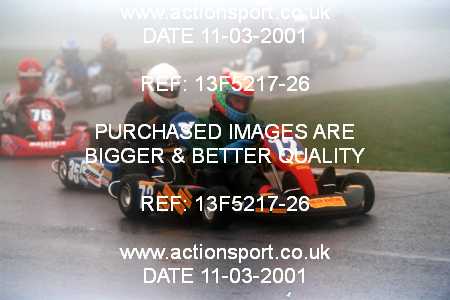 Photo: 13F5217-26 ActionSport Photography 11/03/2001 Clay Pigeon Kart Club [Honda Challenge] _2_SeniorRotax #72