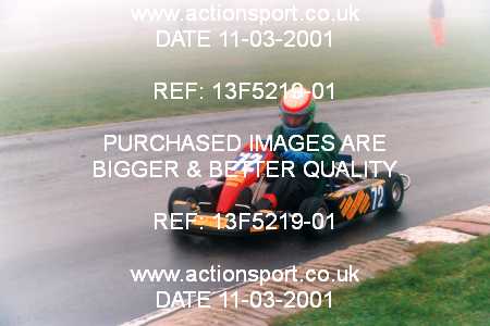 Photo: 13F5219-01 ActionSport Photography 11/03/2001 Clay Pigeon Kart Club [Honda Challenge] _2_SeniorRotax #72