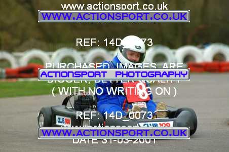 Photo: 14D_0073 ActionSport Photography 31/03/2001 Club 100 Kart Enduro _1_AllTeams #8