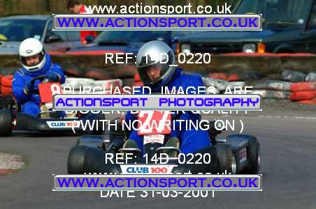 Photo: 14D_0220 ActionSport Photography 31/03/2001 Club 100 Kart Enduro _1_AllTeams #27