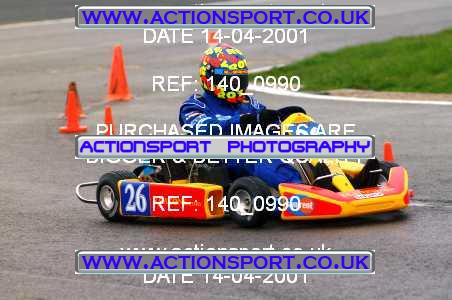 Photo: 140_0990 ActionSport Photography 14/04/2001 Rotax Max GT Challenge Kart Event - Silverstone _1_Karts #26