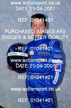 Photo: 01041401 ActionSport Photography 21/04/2001 Super1 Kart Championship - Clay Pigeon _1_Portraits