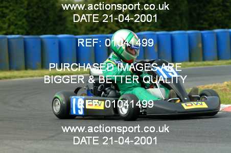 Photo: 01041499 ActionSport Photography 21/04/2001 Super1 Kart Championship - Clay Pigeon _2_Karts #19