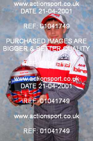 Photo: 01041749 ActionSport Photography 21/04/2001 Super1 Kart Championship - Clay Pigeon _1_Portraits