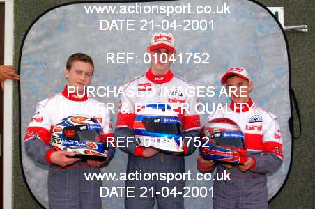 Photo: 01041752 ActionSport Photography 21/04/2001 Super1 Kart Championship - Clay Pigeon _1_Portraits
