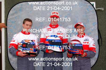 Photo: 01041753 ActionSport Photography 21/04/2001 Super1 Kart Championship - Clay Pigeon _1_Portraits