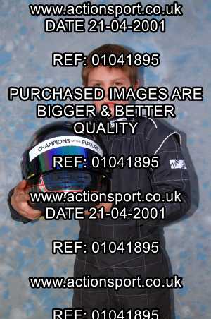 Photo: 01041895 ActionSport Photography 21/04/2001 Super1 Kart Championship - Clay Pigeon _1_Portraits
