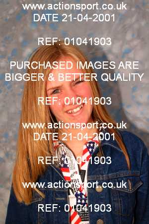 Photo: 01041903 ActionSport Photography 21/04/2001 Super1 Kart Championship - Clay Pigeon _1_Portraits
