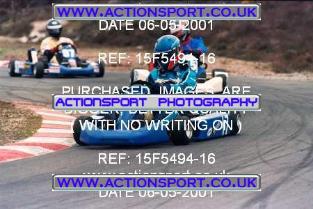Photo: 15F5494-16 ActionSport Photography 06/05/2001 Forest Edge Kart Club _1_Rotax #17