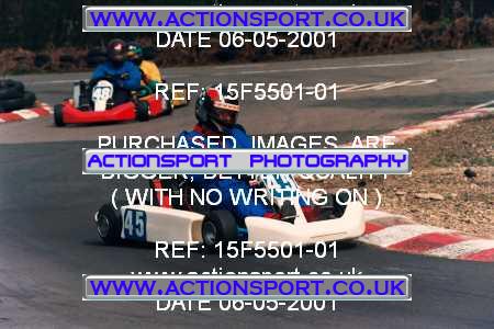Photo: 15F5501-01 ActionSport Photography 06/05/2001 Forest Edge Kart Club _1_Rotax #45