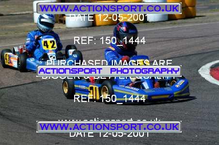 Photo: 150_1444 ActionSport Photography 12,13/05/2001 Hunts Kart Club - Kimbolton _2_Cadets #42