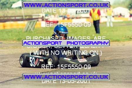 Photo: 15F5550-09 ActionSport Photography 12,13/05/2001 Hunts Kart Club - Kimbolton _1_JuniorTKM #53