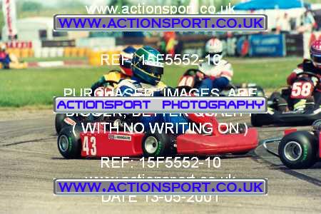 Photo: 15F5552-10 ActionSport Photography 12,13/05/2001 Hunts Kart Club - Kimbolton _2_SeniorTKM #43