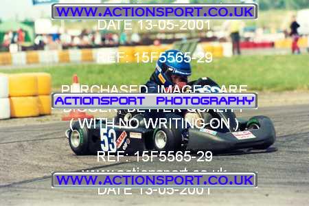 Photo: 15F5565-29 ActionSport Photography 12,13/05/2001 Hunts Kart Club - Kimbolton _1_JuniorTKM #53