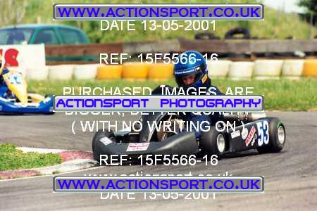 Photo: 15F5566-16 ActionSport Photography 12,13/05/2001 Hunts Kart Club - Kimbolton _1_JuniorTKM #53