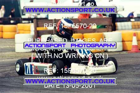 Photo: 15F5570-20 ActionSport Photography 12,13/05/2001 Hunts Kart Club - Kimbolton _7_Rotax #71