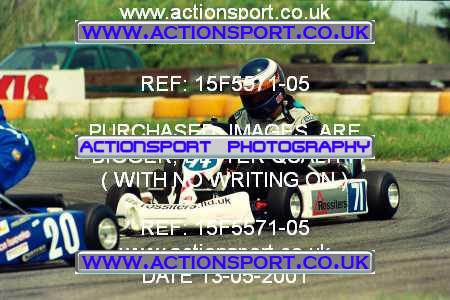 Photo: 15F5571-05 ActionSport Photography 12,13/05/2001 Hunts Kart Club - Kimbolton _7_Rotax #71