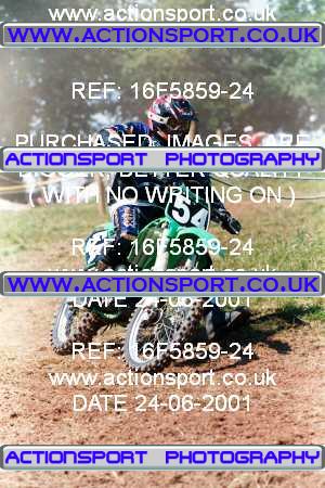 Photo: 16F5859-24 ActionSport Photography 24/06/2001 AMCA Warley MCC - Upperdown Farm  _2_250Juniors #54