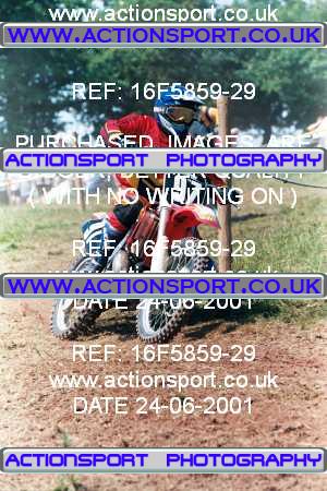 Photo: 16F5859-29 ActionSport Photography 24/06/2001 AMCA Warley MCC - Upperdown Farm  _2_250Juniors #97