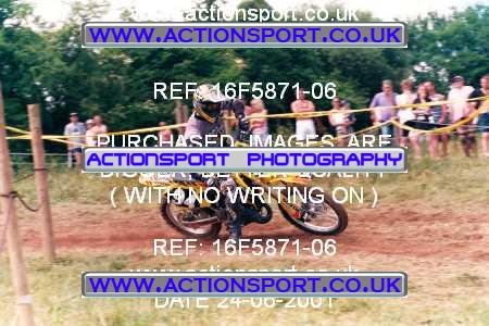 Photo: 16F5871-06 ActionSport Photography 24/06/2001 AMCA Warley MCC - Upperdown Farm  _7_125JuniorGroup2 #94