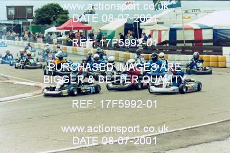 Photo: 17F5992-01 ActionSport Photography 08/07/2001 Hunts Kart Club - Kimbolton _2_JuniorTKM #93