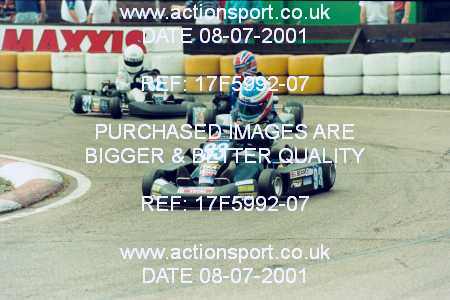 Photo: 17F5992-07 ActionSport Photography 08/07/2001 Hunts Kart Club - Kimbolton _2_JuniorTKM #93