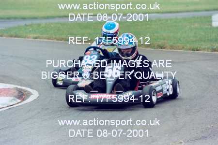 Photo: 17F5994-12 ActionSport Photography 08/07/2001 Hunts Kart Club - Kimbolton _2_JuniorTKM #93