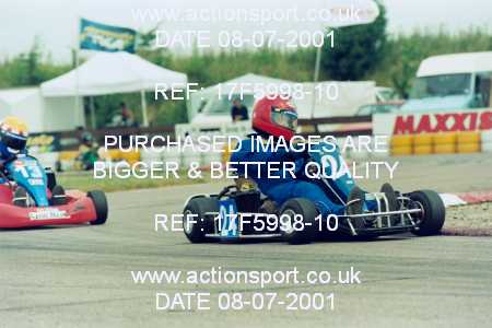 Photo: 17F5998-10 ActionSport Photography 08/07/2001 Hunts Kart Club - Kimbolton _4_125s #24