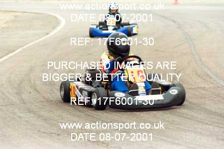 Photo: 17F6001-30 ActionSport Photography 08/07/2001 Hunts Kart Club - Kimbolton _6_Yamaha #19