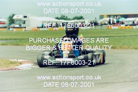Photo: 17F6003-21 ActionSport Photography 08/07/2001 Hunts Kart Club - Kimbolton _6_Yamaha #19